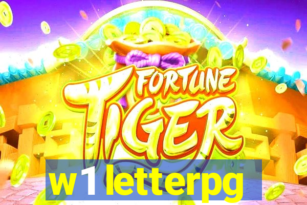 w1 letterpg